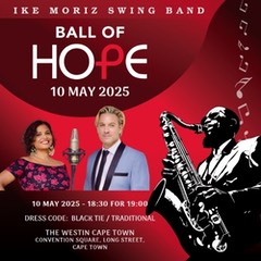 Ike Moriz Swing Band Ball of Hope 2025 corporate entertainment live music jazz pop westin hotel charity cape Town south africa