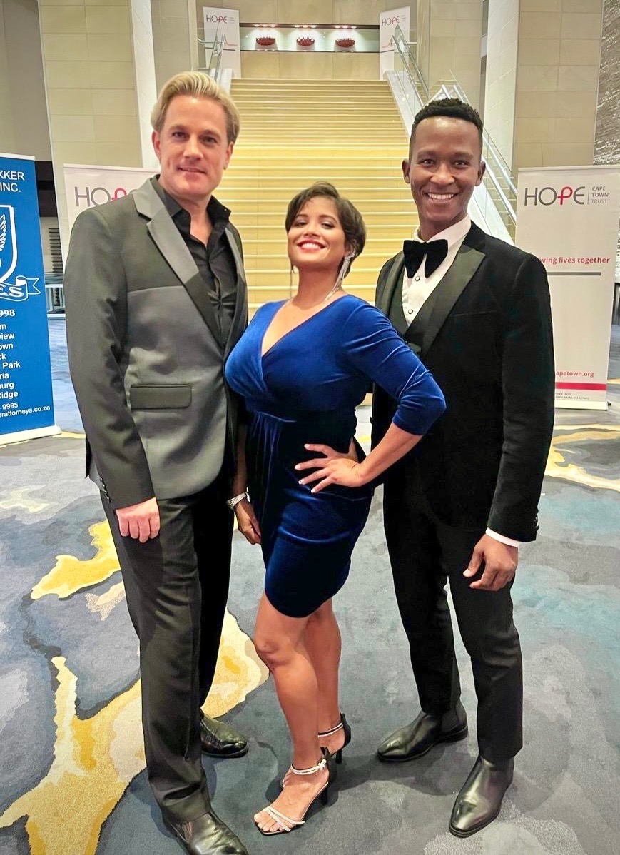 Ike Moriz Swing Band Ball of Hope 2025 corporate entertainment live music jazz pop westin hotel charity cape Town south africa Katlego Maboe Monique Hellenberg