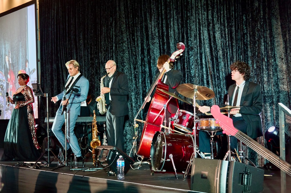 Ike Moriz Swing Band Ball of Hope 2025 corporate entertainment live music jazz pop westin hotel charity cape Town south africa Monique Hellenberg full band